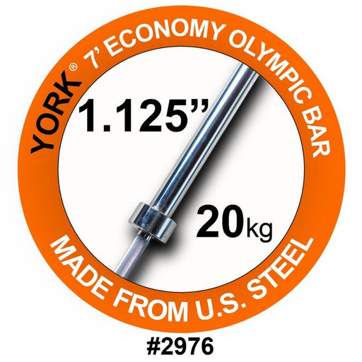 York Barbell 7' Economy Olympic Bar