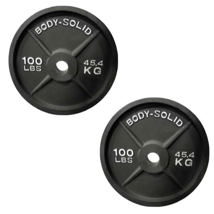 Body-Solid Cast Iron Olympic Weight Plates OPB