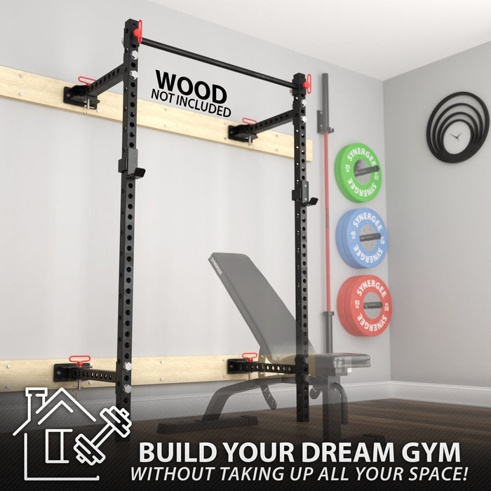 Synergee Foldable Wall-Mounted Squat Rack