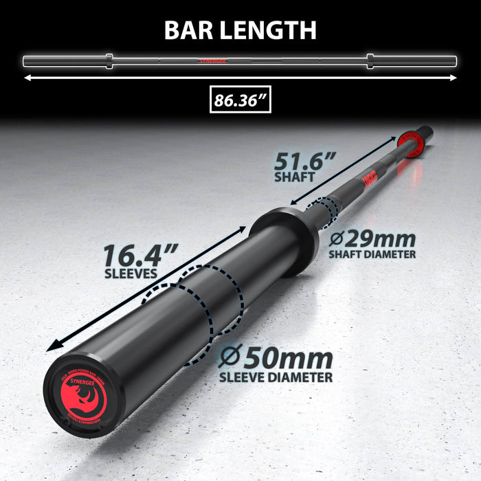 Synergee Rhino Powerlifting Barbell