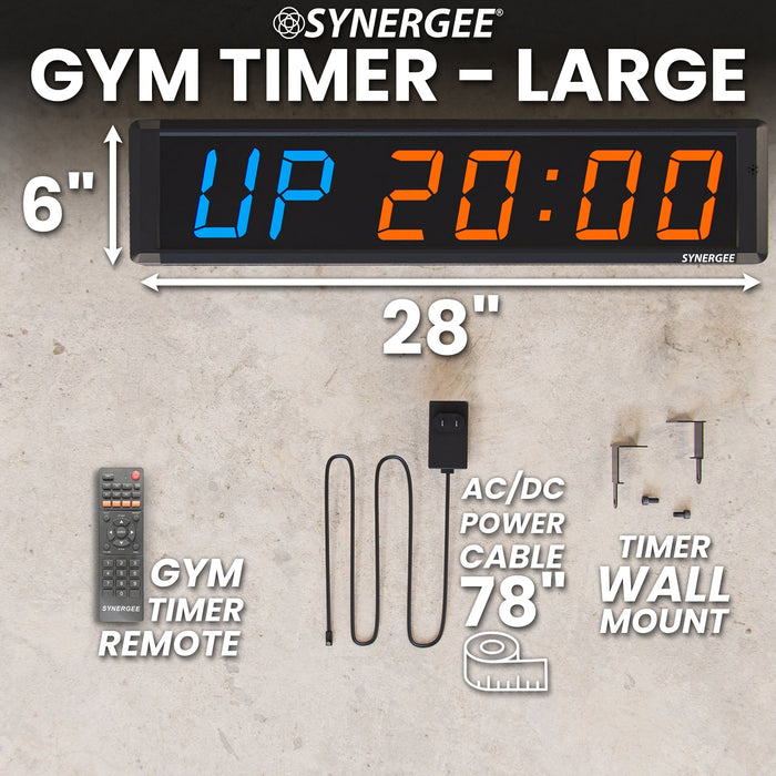 Synergee Programmable Interval Gym Timer